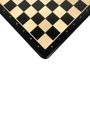 21" Ebony Wood & Maple Wood Chess board - Square of 55 mm - Algebraic Notations
