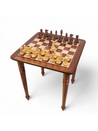 Pro Staunton Schachspiel-Kombination – Figuren und Tisch