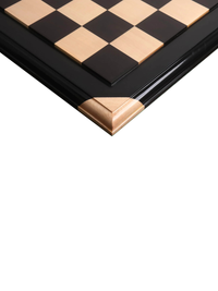 21" Ebony & Maple Wood Luxury Chessboard - 55 mm Square- Raised Tiles