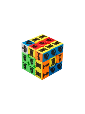 Chess-Themed Cube Toy