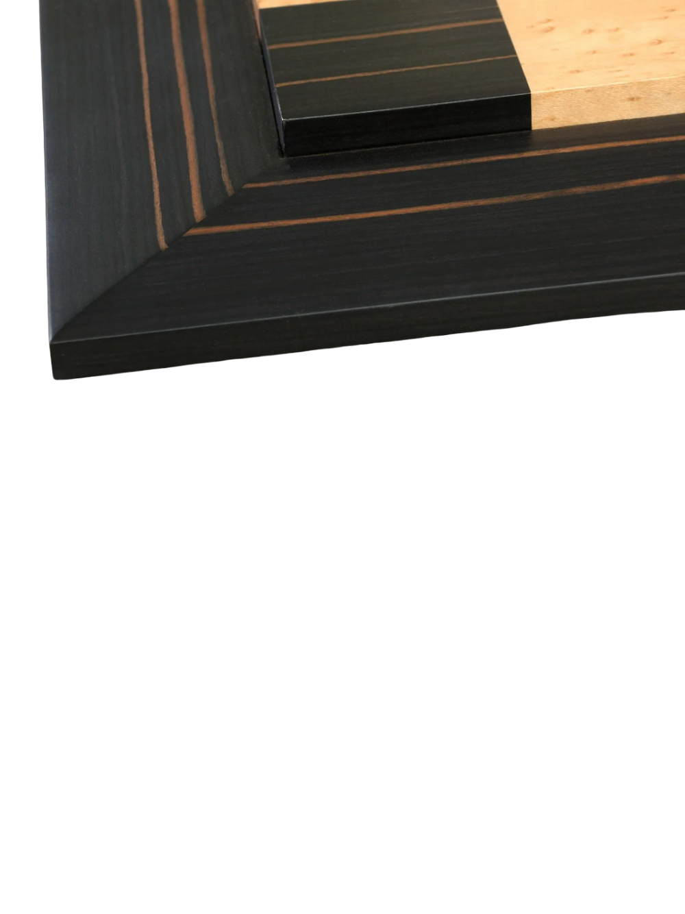 Macassar Ebony & Bird's Eye Maple Custom Contemporary II Chess Board
