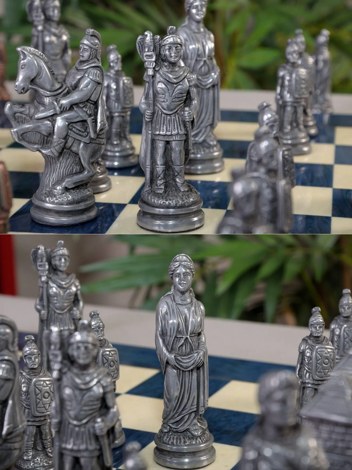 Piezas de ajedrez con temática romana - Rey de 4.25"