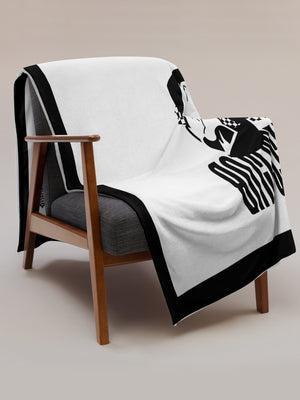 World Chess Club North Pole Christmas Throw Blanket