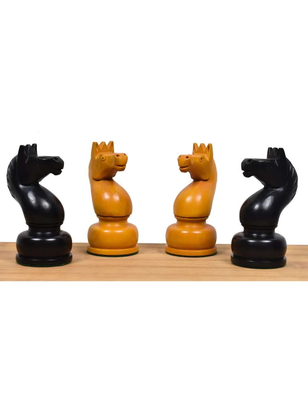 1960's Soviet Championship Tal Chess Pieces Antiqued Boxwood- 4" King