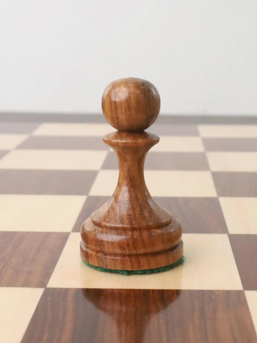 4.5" Soviet Russian 1960's Chess Set - Chess Pieces Only - Double Weighted Golden Rosewood