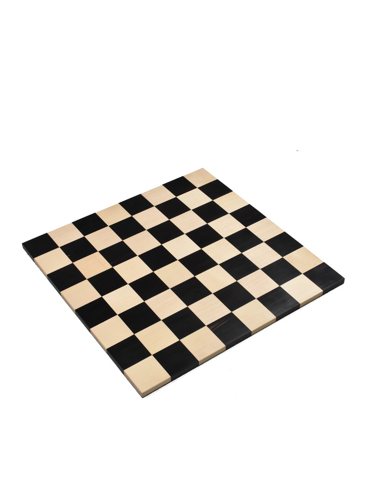 Solid Wood Roll Up Travel Chess Board in Ebony &amp; Maple Wood