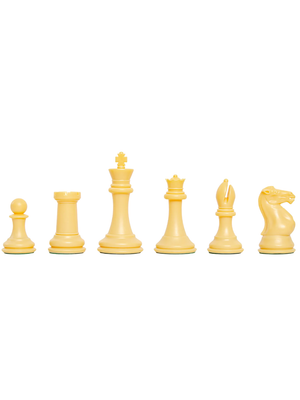 The Fischer Series Plastic Chess Pieces - 4.0" King