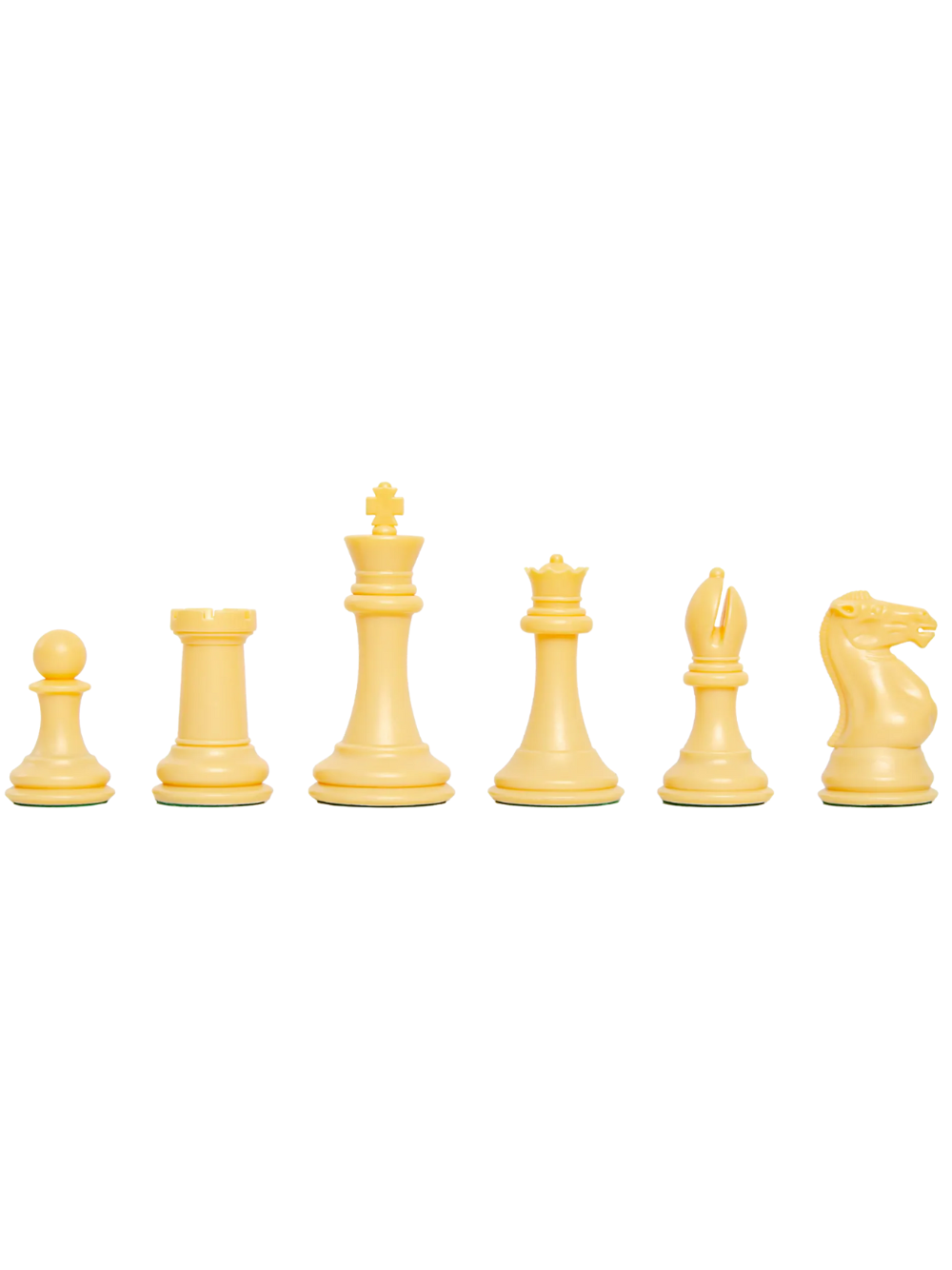 The Fischer Series Plastic Chess Pieces - 4.0" King