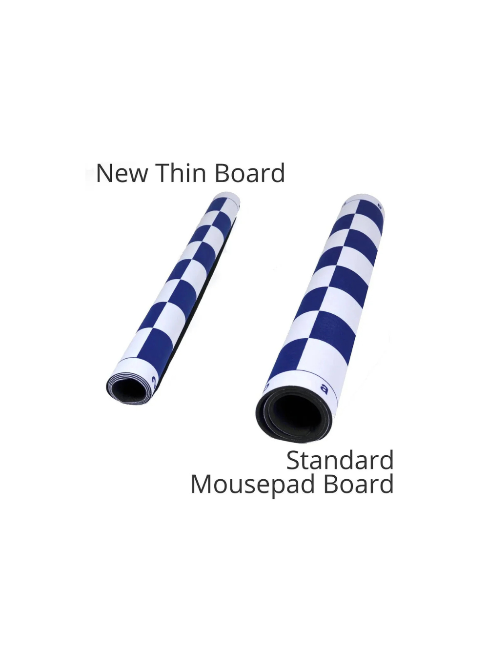 Thin Mouse Pad Style - Tournament Chess Board - 2.25" Squares