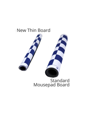 Thin Mouse Pad Style - Tournament Chess Board - 2.25" Squares
