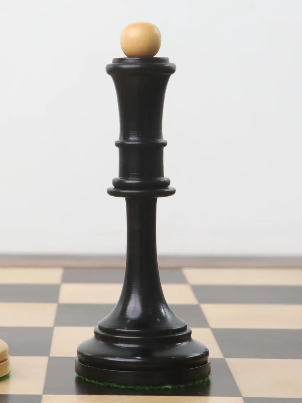 Averbakh Soviet Russian Chess Pieces - Double Weighted Boxwood - 4.8" King