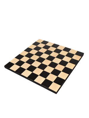 Jeu d'échecs professionnel Staunton 4" - Pièces en buis laqué brûlé avec plateau et boîte