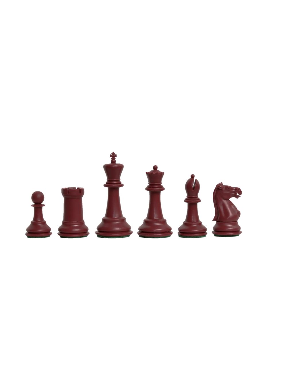 The Marshall Series Plastic Chess Pieces - 3.75" King