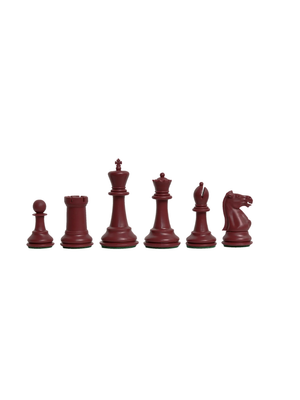 The Marshall Series Plastic Chess Pieces - 3.75" King