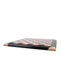 21" Ebony & Maple Wood Luxury Chessboard - 55 mm Square- Raised Tiles