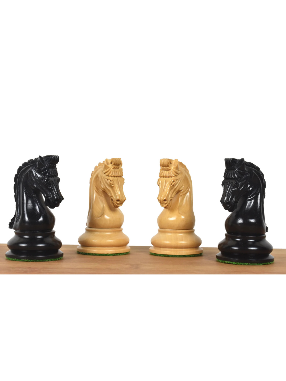 Repro 2016 Sinquefield Staunton Chess Pieces Ebony Wood - Triple Weight