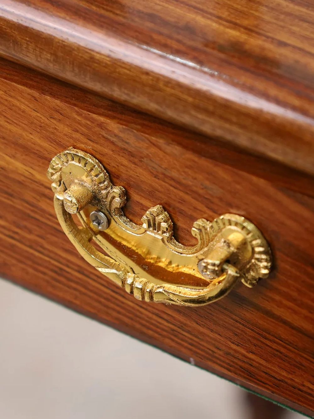 Tavolo da Scacchi in Legno di Palissandro Dorato e Acero