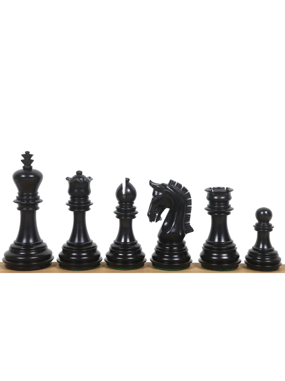 3.8" Imperial Staunton Luxury Ebony Wood Chess set 21" Ebony Chess Board and Box