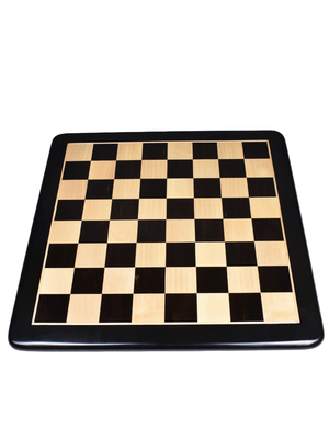 4" Leningrad Staunton Chess Set - Ebonised Boxwood Pieces with Board & Box