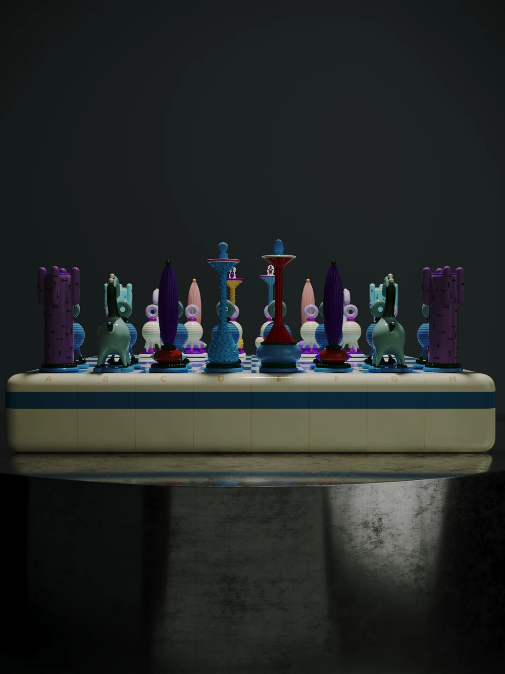 Another Kingdom: Light Stage Chess Set
