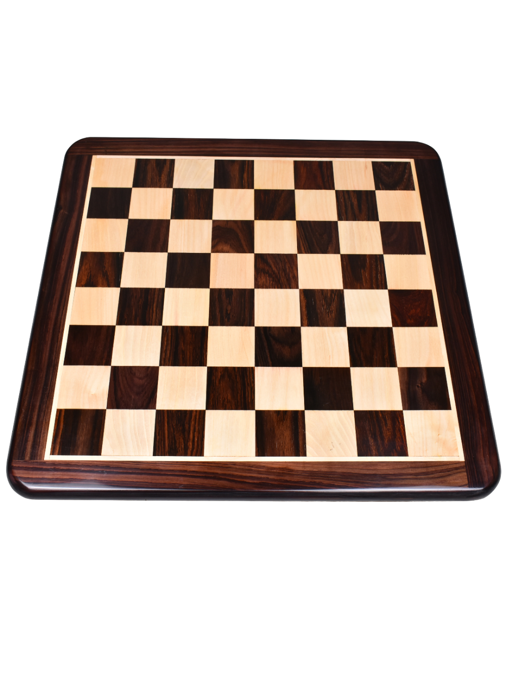 Large Rosewood Chess Board – Rounded Corners