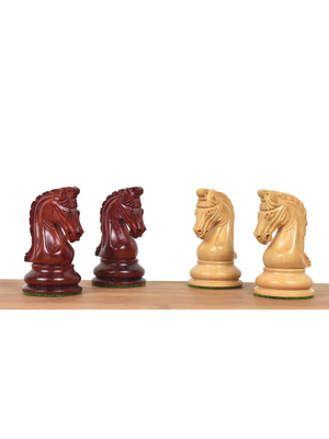 Repro 2016 Sinquefield Staunton Chess Pieces Bud Rosewood-Triple Weight