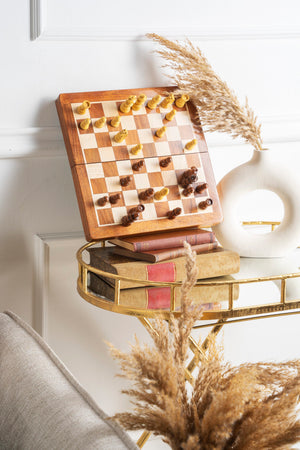 Mini jeu d'échecs avec plateau Inalid