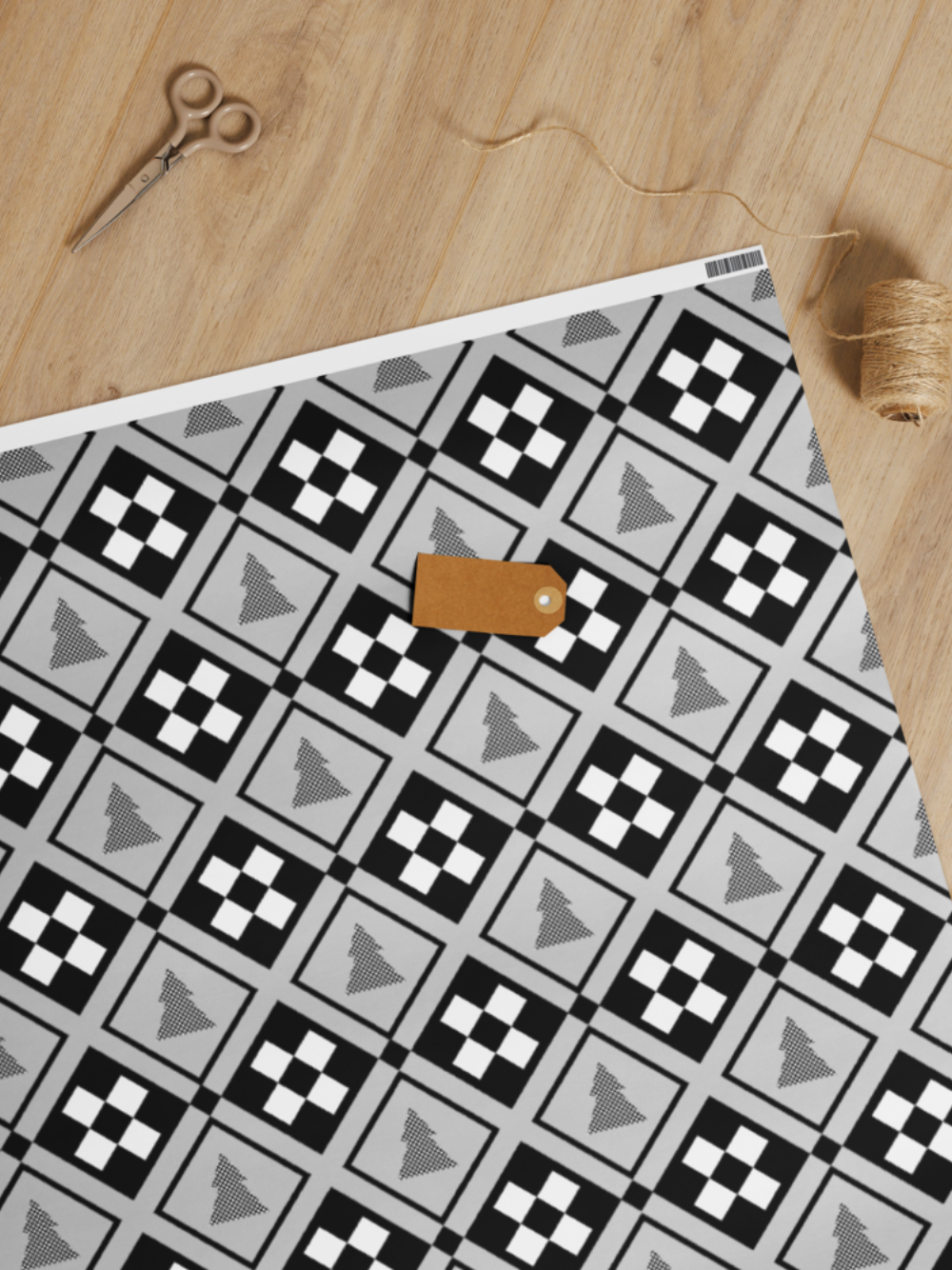 Chess Wrapping Paper for Christmas