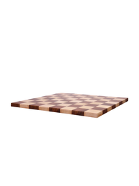 Borderless Hardwood End Grain Chess Board - Golden Rosewood & Maple-50 mm square