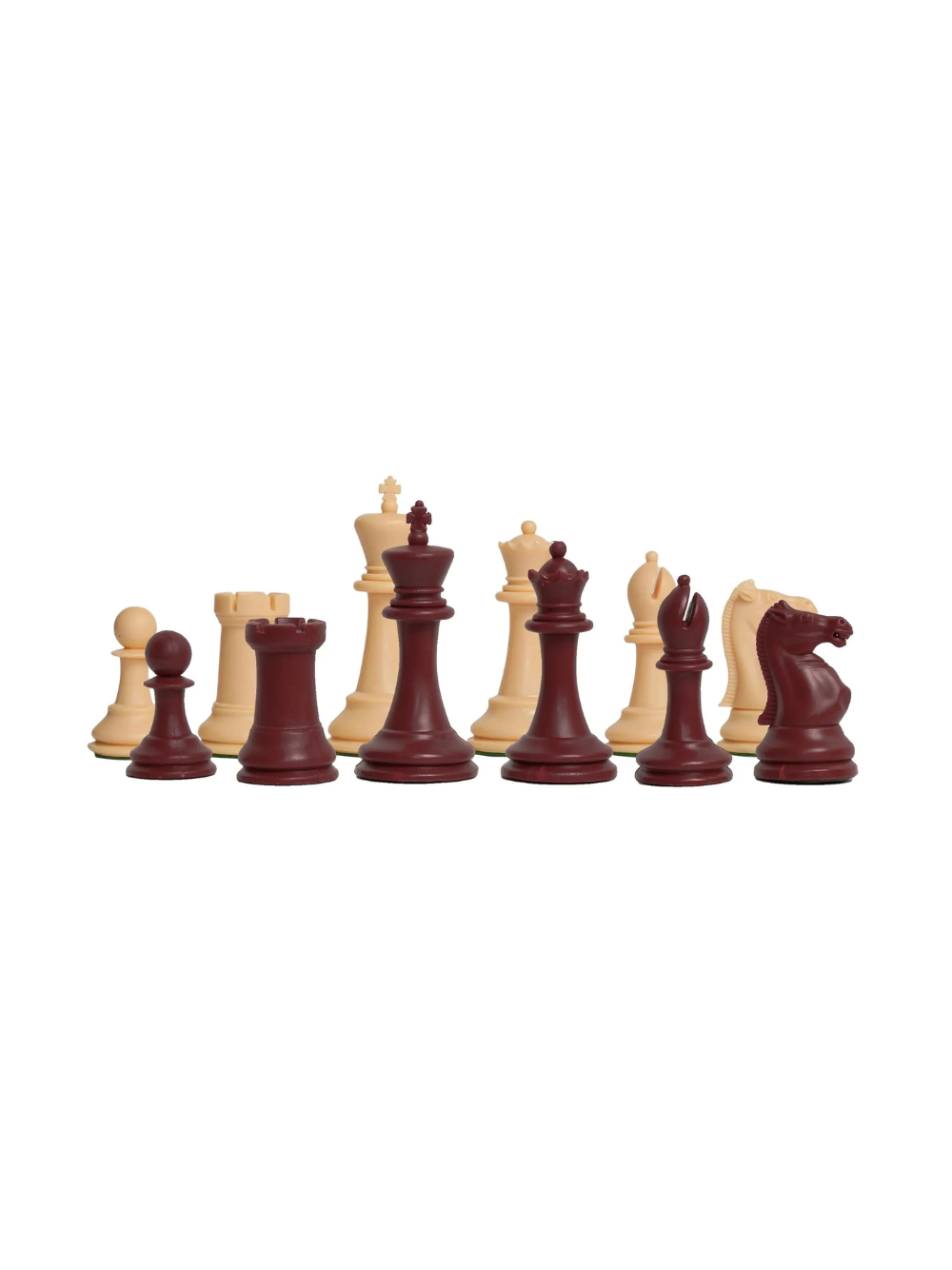 The Marshall Series Plastic Chess Pieces - 3.75" King