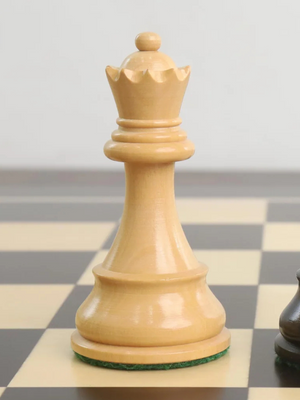 Fischer Spassky Schachfiguren - Doppelt gewichtetes Ebenholz