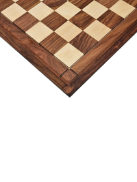 Queens Gambit Staunton Chess Set in Golden Rosewood with Board and Box
