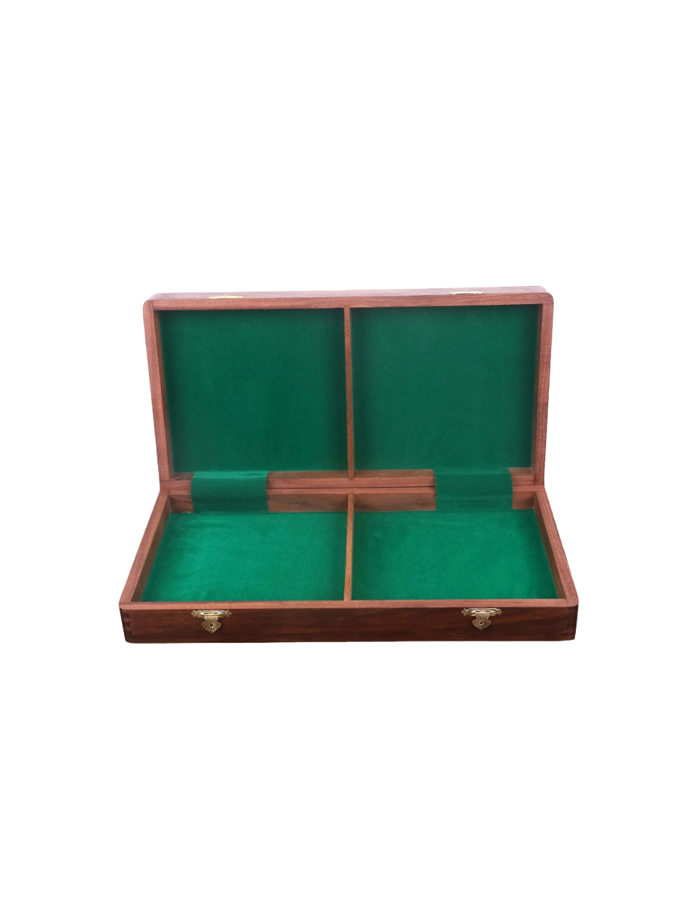 1950's Dubrovnik Chess Board Folding Style in Golden Rosewood & Maple Wood with Internal Storage - 57 mm square