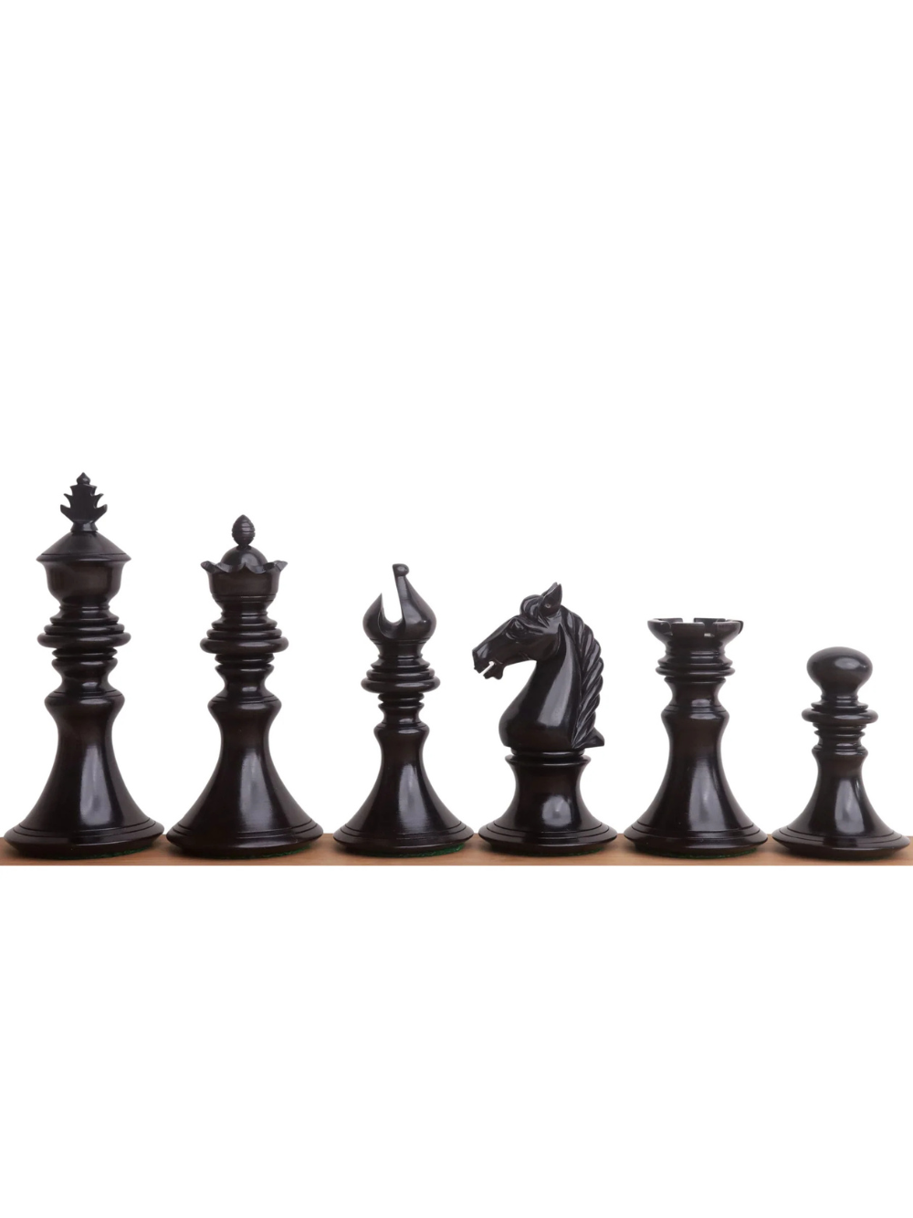 Set di scacchi di lusso Aristocrat Series 4,3" - pezzi in legno di ebano e bosso con scacchiera e scatola