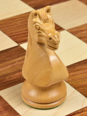 1920's German Collectors' Chess Set- Chess Pieces Only- Golden Rosewood - 4.1"