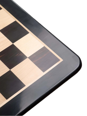 3.8" Imperial Staunton Luxury Ebony Wood Chess set 21" Ebony Chess Board and Box