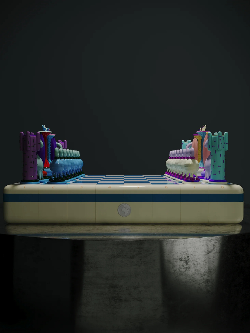 Another Kingdom: Light Stage Chess Set