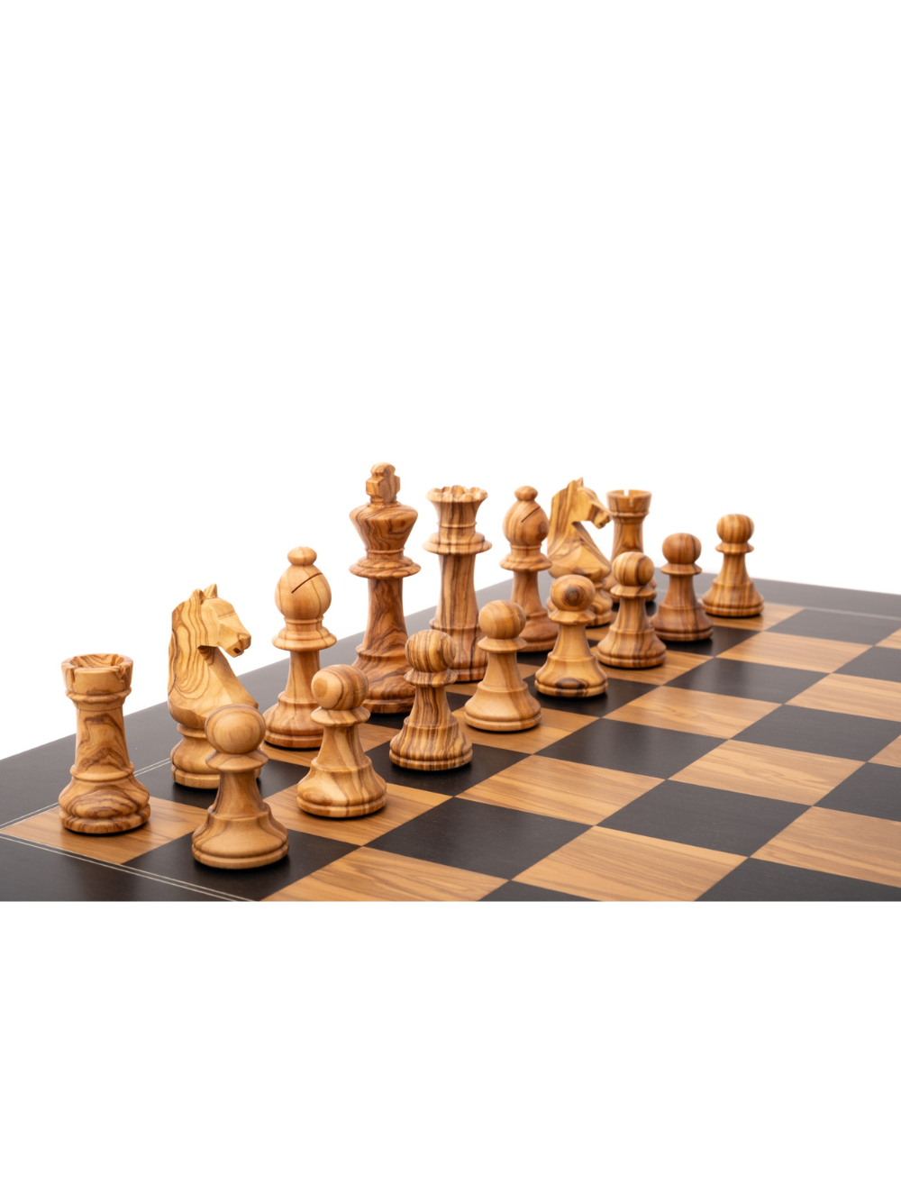 Olivewood Staunton Europa №6 Chess Pieces