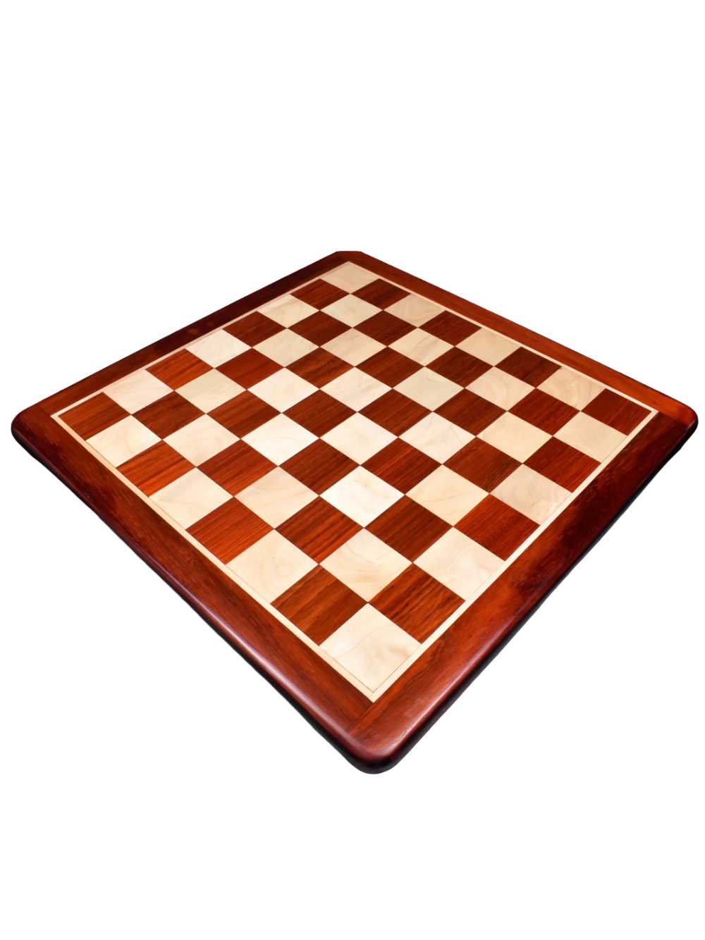 Set di scacchi esclusivo Alban Staunton 3,9" - pezzi in palissandro Bud con scacchiera e scatola