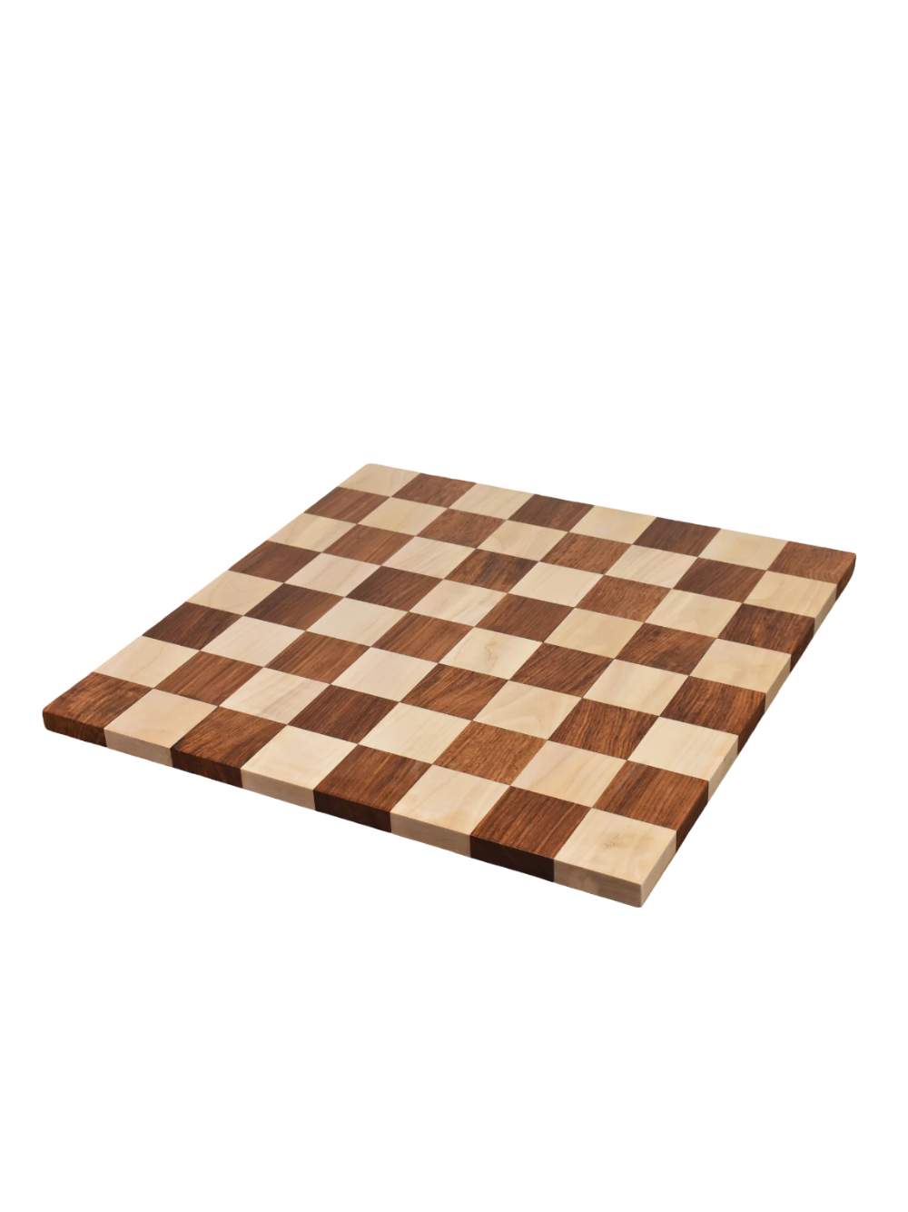 3.9" Zadar Series Modern Minimalist Chess Set - Pieces in Golden Rosewood with Borderless Board and Box