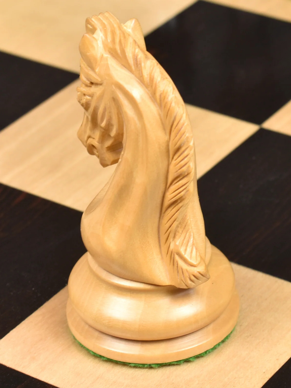 Repro 2016 Sinquefield Staunton Ebony Wood Chess Pieces - Triple Weight