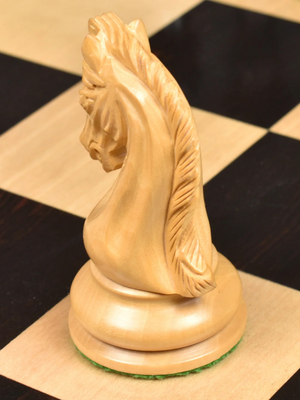 Repro 2016 Sinquefield Staunton Ebony Wood Chess Pieces - Triple Weight