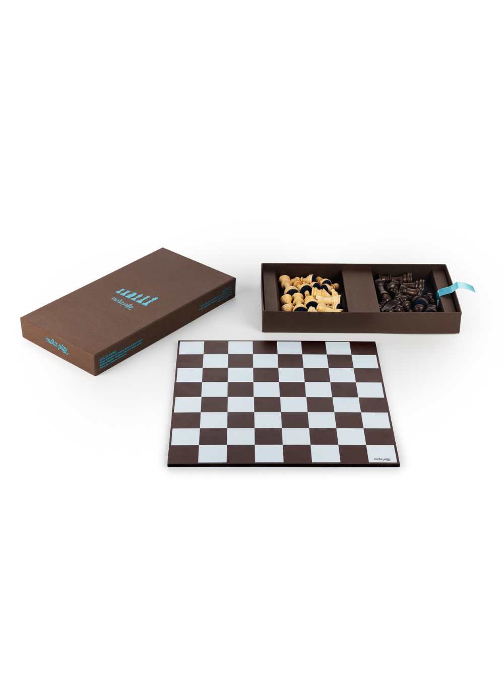 Chess set with foldable chessboard – Rainbow 🌈