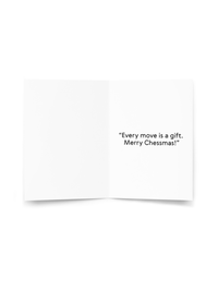 Chess Christmas Themed Card