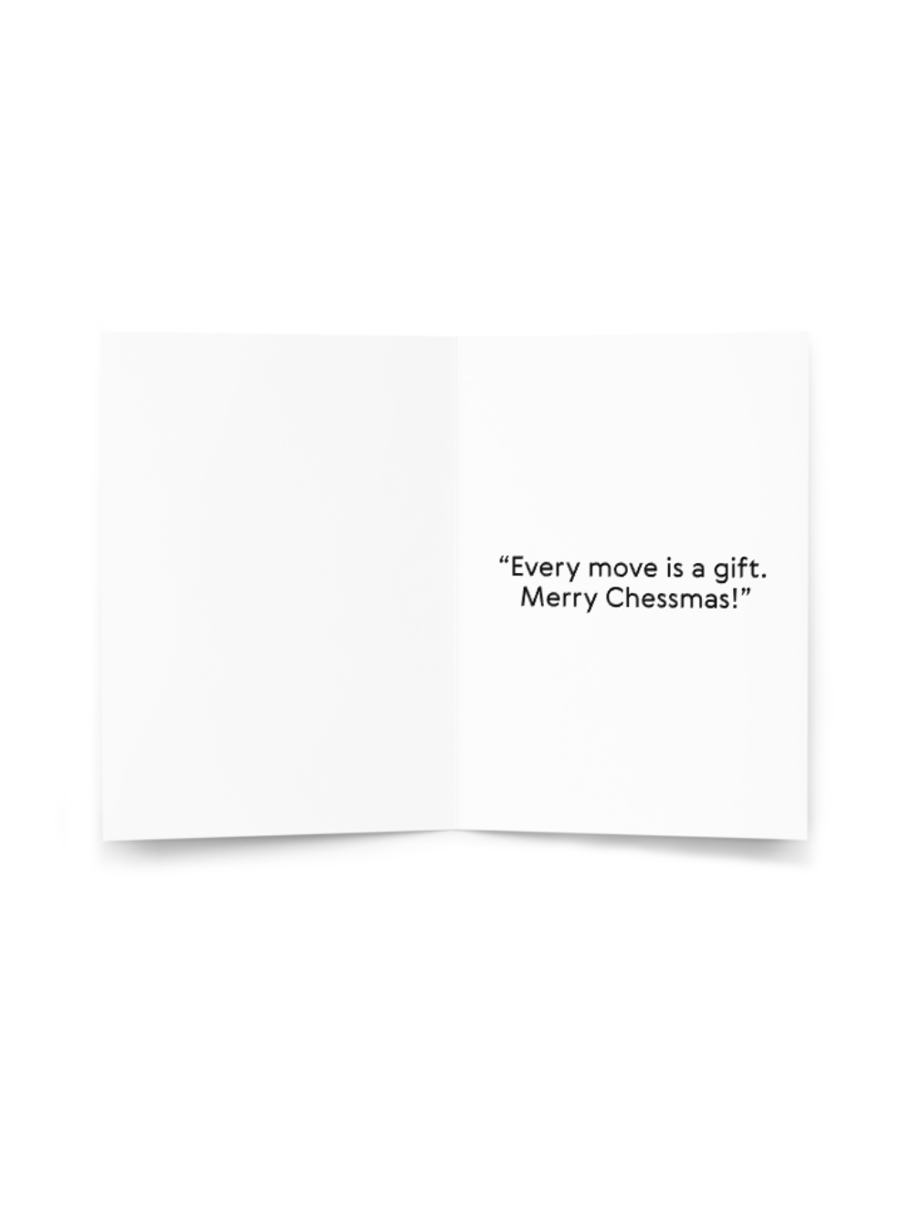 Chess Christmas Themed Card