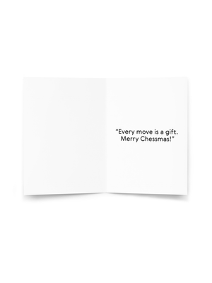Chess Christmas Themed Card