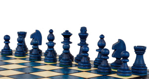 Buche Magnetisches Schachset - Blau