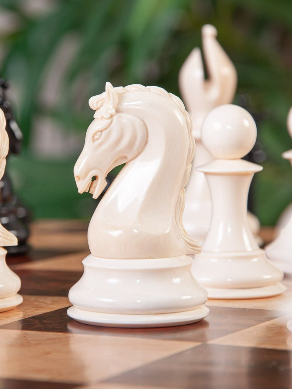 Mammoth Ivory Chess Pieces - 4.4″ King