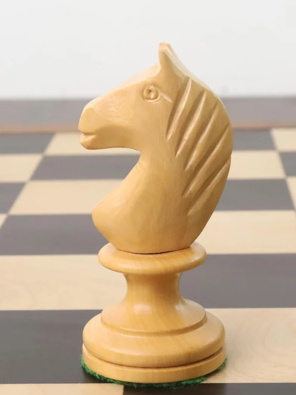 Averbakh Soviet Russian Chess Pieces - Double Weighted Boxwood - 4.8" King