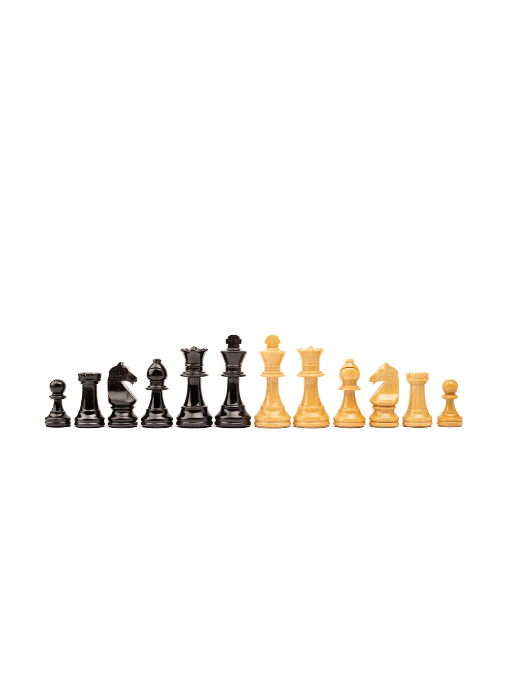 Staunton Europa nº3 chess weighted pieces – BLACK